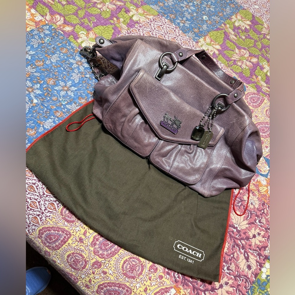 Authentic Vintage Coach Rare Limited Edition Large Audrey Satchel Y2K